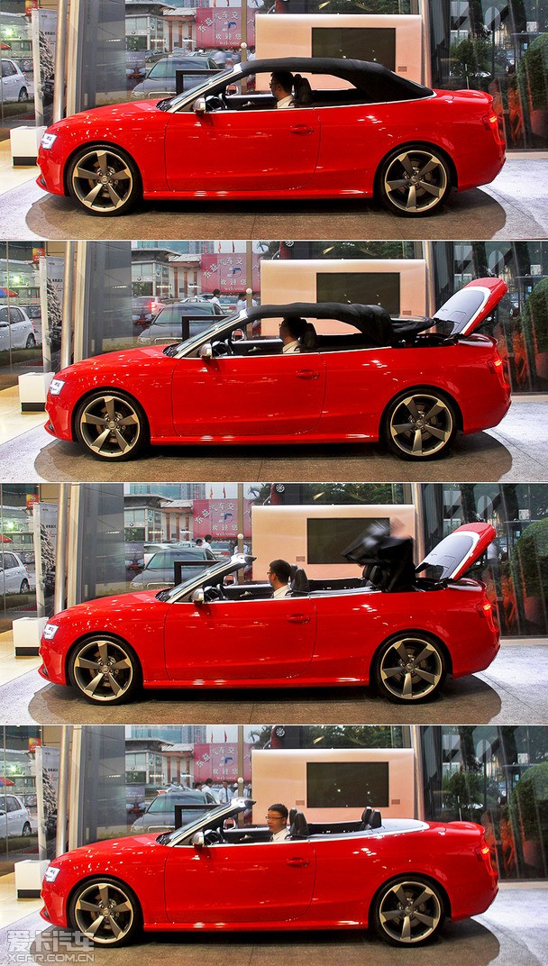 實拍奧迪RS5 Cabriolet