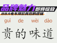 BBA电车降价的背后 品牌魅力即将绽放？